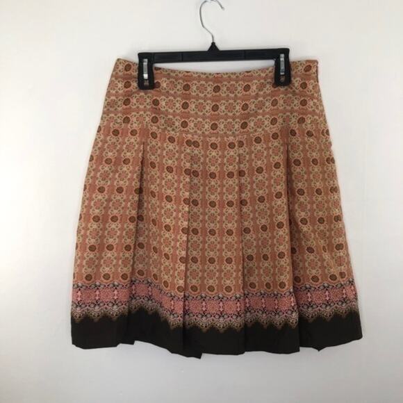 tapemeasure Dresses & Skirts - Tapemeasure Silk Pleated Geometric Skirt Size 10